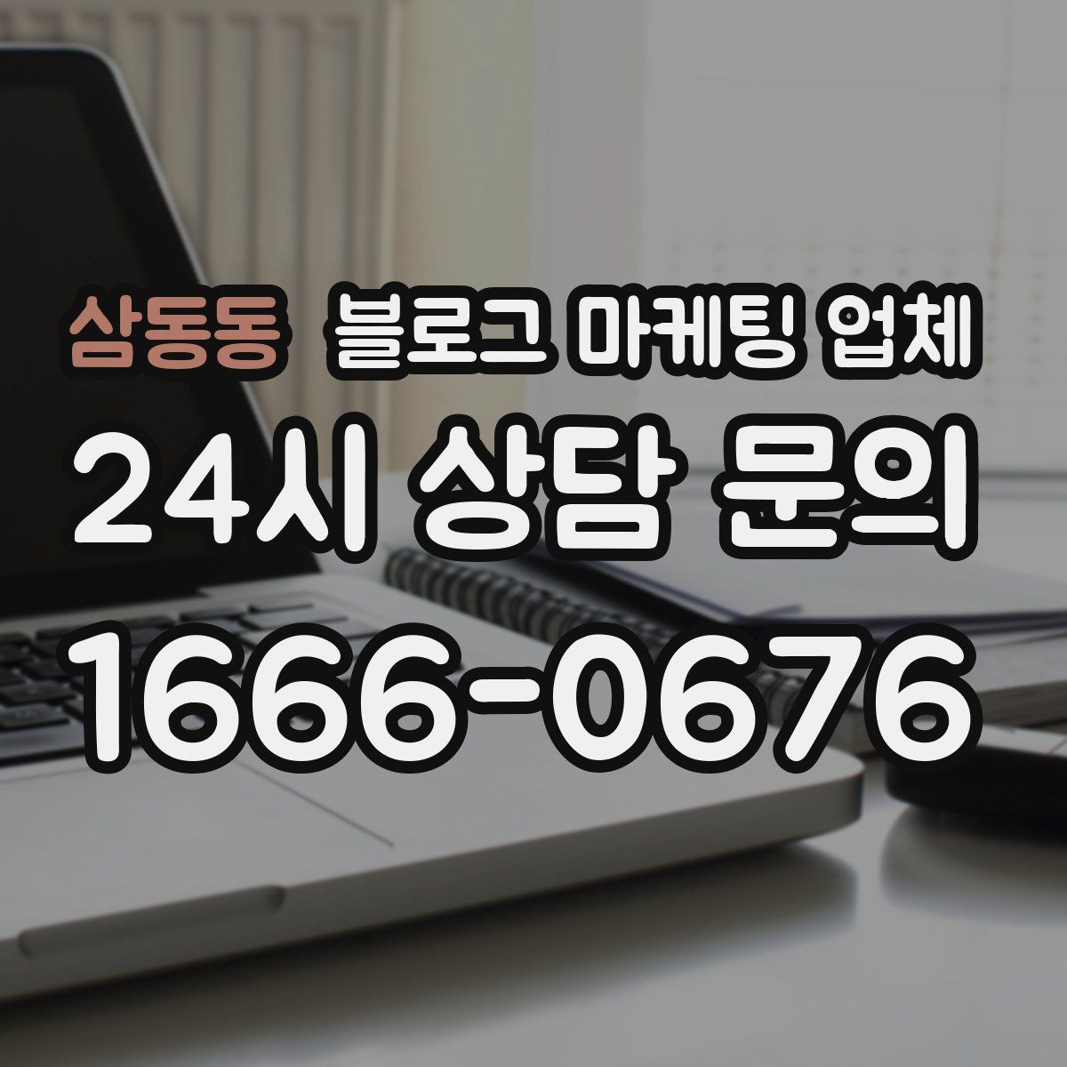 삼동동 블로그 마케팅 업체