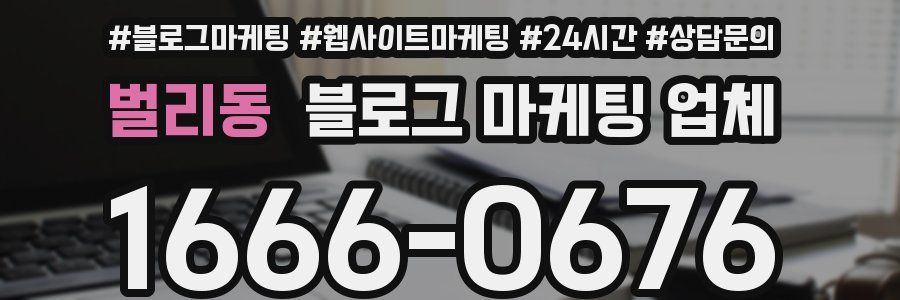 벌리동 블로그 마케팅 업체