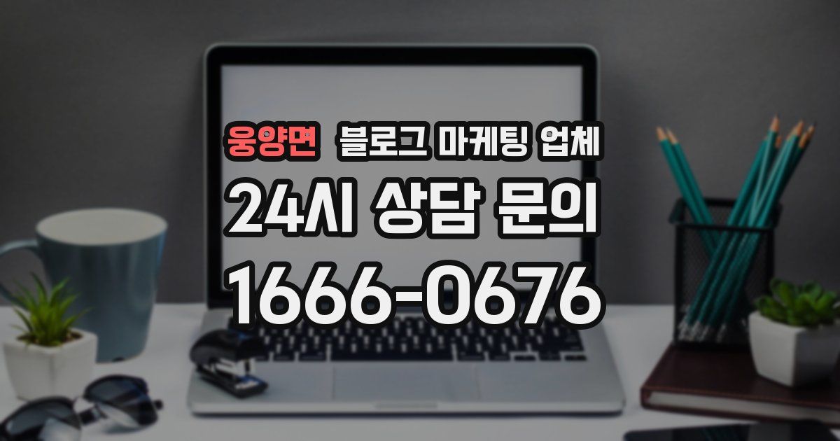 웅양면 블로그 마케팅 업체