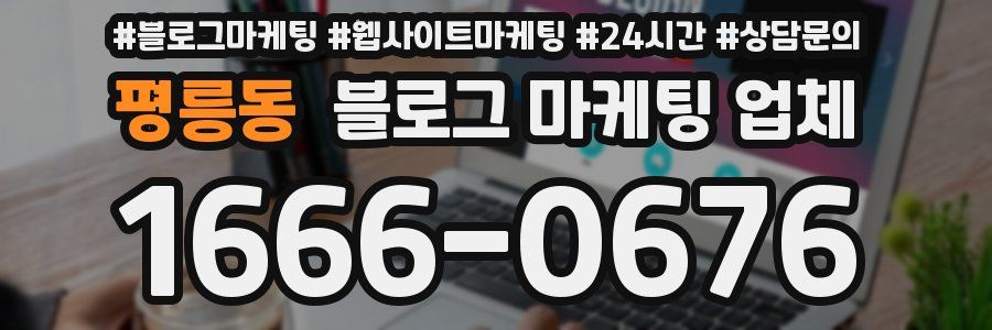 평릉동 블로그 마케팅 업체