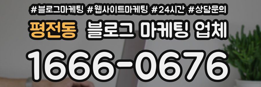 평전동 블로그 마케팅 업체