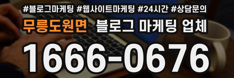 무릉도원면 블로그 마케팅 업체