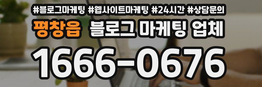 평창읍 블로그 마케팅 업체