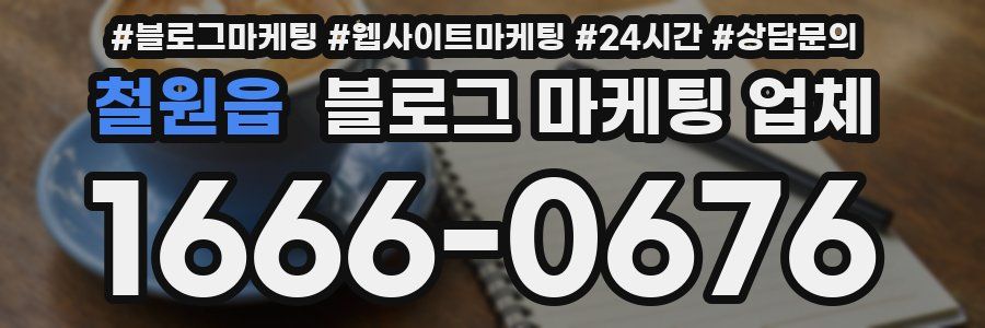 철원읍 블로그 마케팅 업체