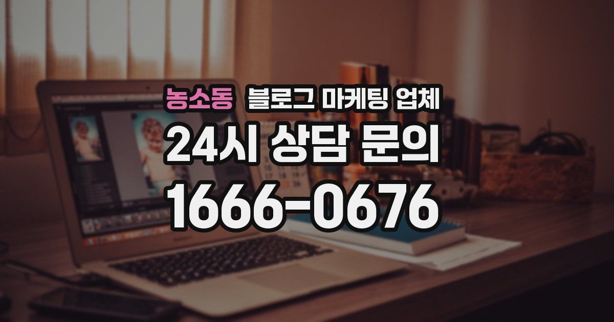 농소동 블로그 마케팅 업체