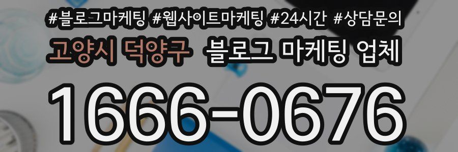 고양시 덕양구 블로그 마케팅 업체