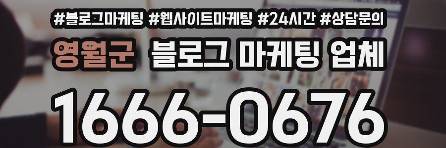 영월군 블로그 마케팅 업체