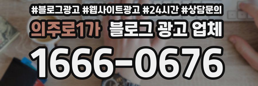 의주로1가 블로그 광고 업체