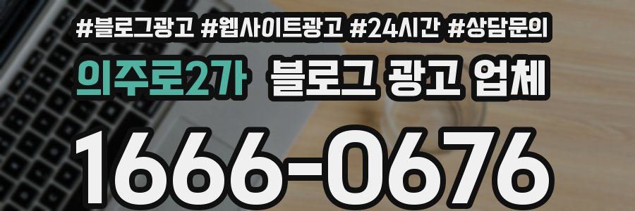 의주로2가 블로그 광고 업체