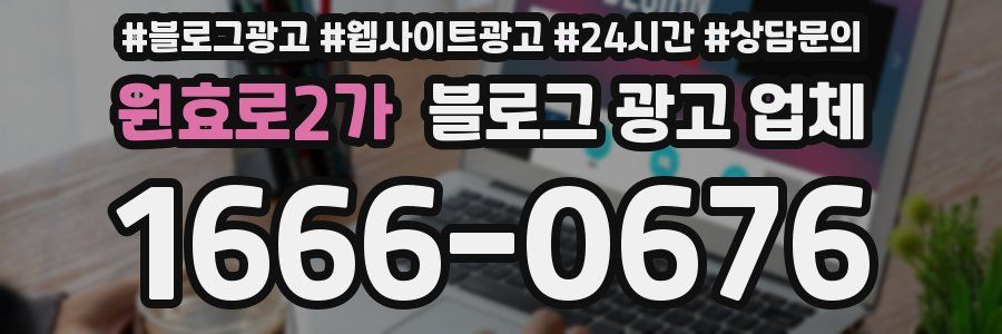 원효로2가 블로그 광고 업체