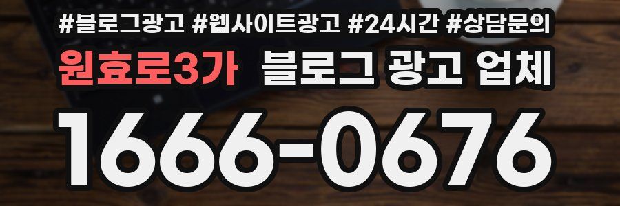 원효로3가 블로그 광고 업체