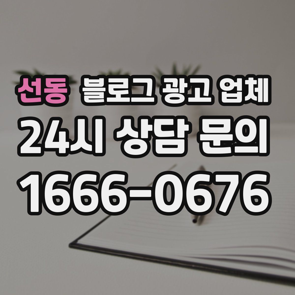 선동 블로그 광고 업체