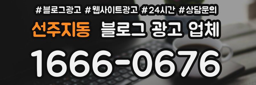 선주지동 블로그 광고 업체