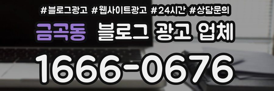 금곡동 블로그 광고 업체