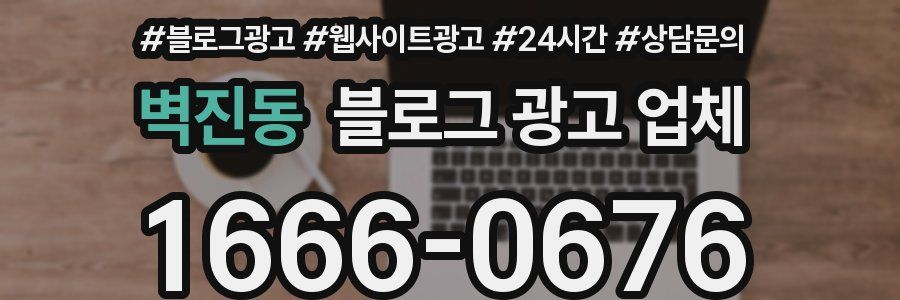 벽진동 블로그 광고 업체