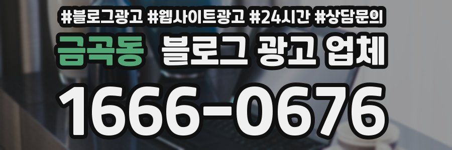 금곡동 블로그 광고 업체