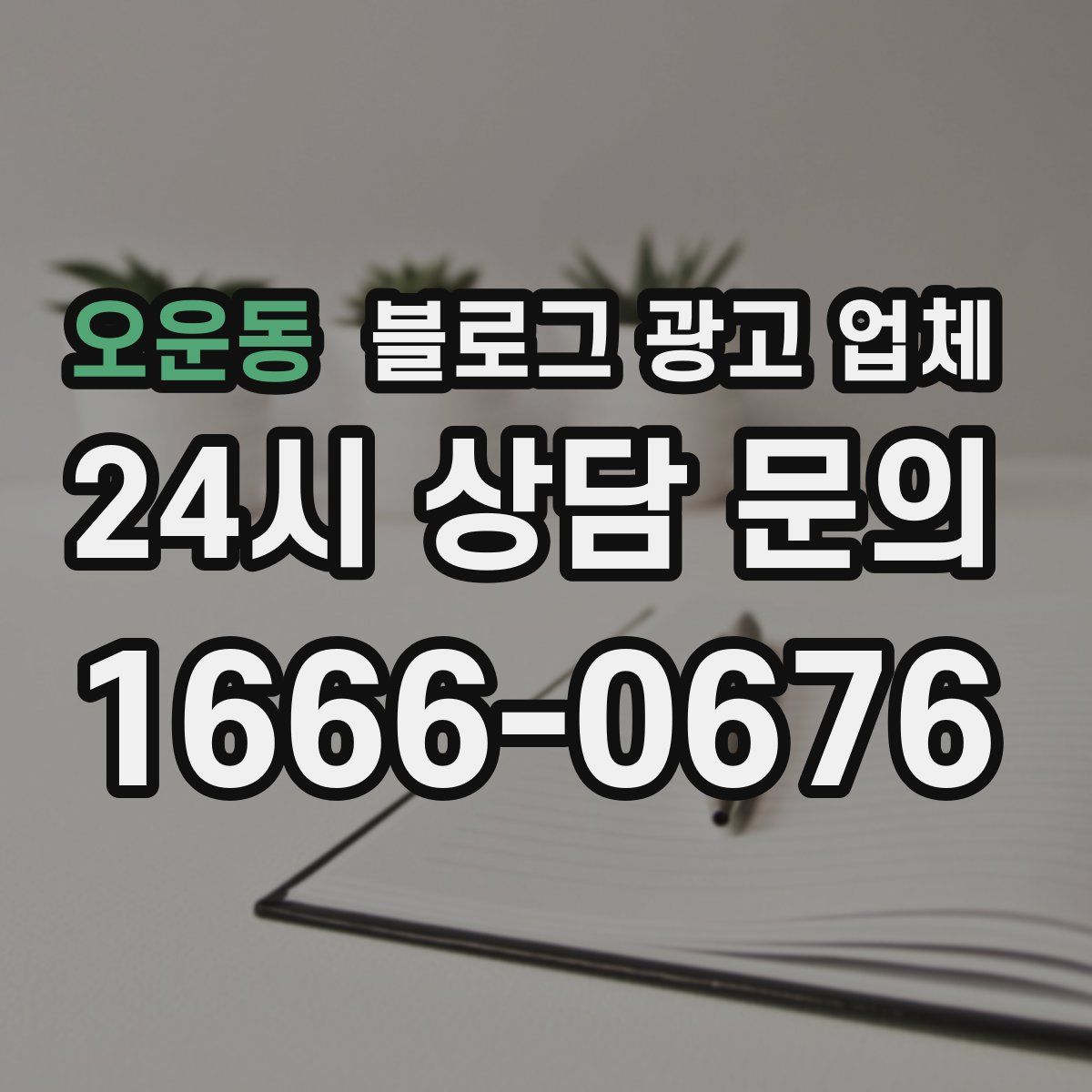 오운동 블로그 광고 업체