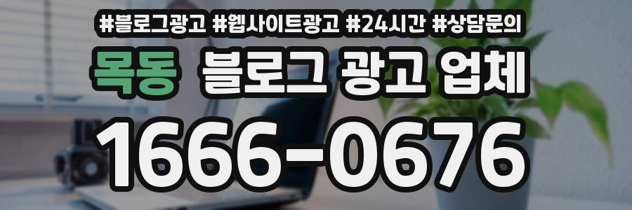 목동 블로그 광고 업체