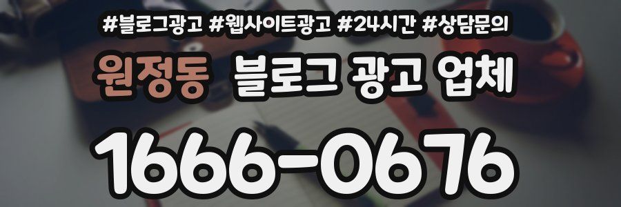 원정동 블로그 광고 업체