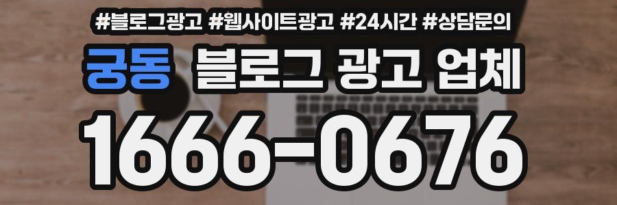 궁동 블로그 광고 업체