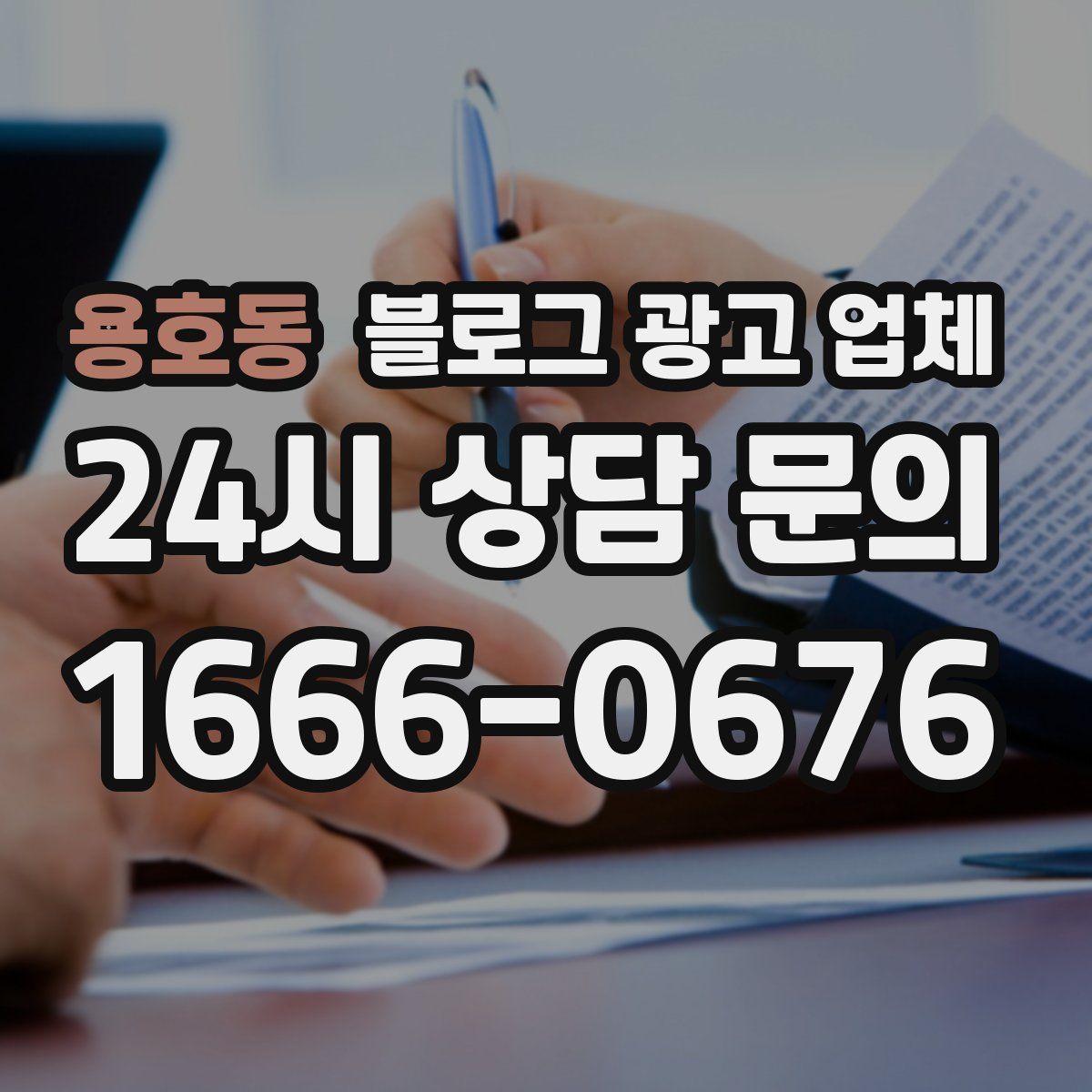 용호동 블로그 광고 업체
