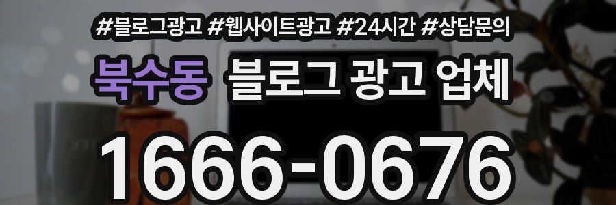 북수동 블로그 광고 업체