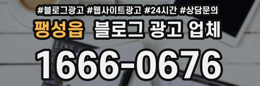 팽성읍 블로그 광고 업체