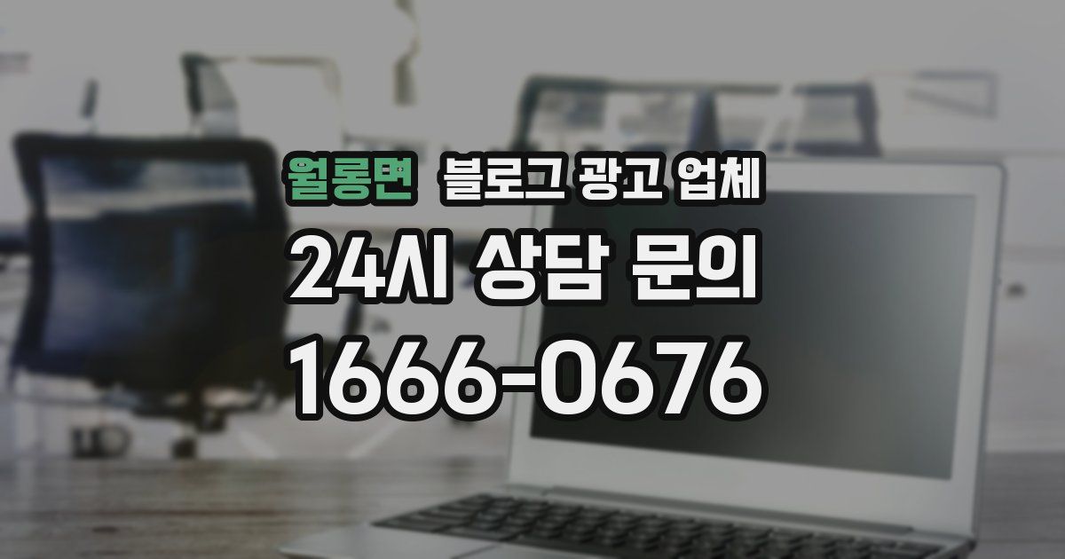 월롱면 블로그 광고 업체