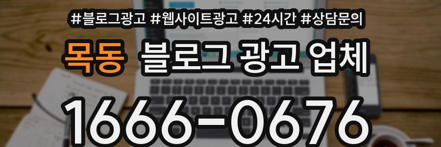 목동 블로그 광고 업체