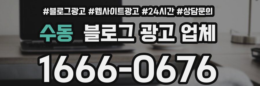수동 블로그 광고 업체