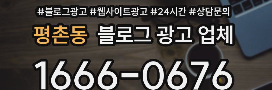 평촌동 블로그 광고 업체