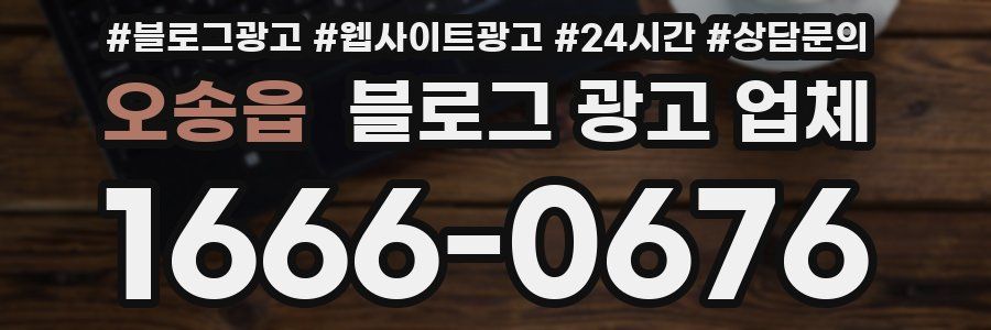오송읍 블로그 광고 업체