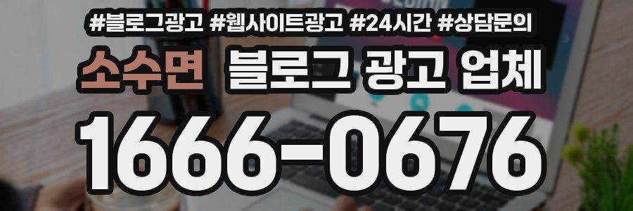 소수면 블로그 광고 업체