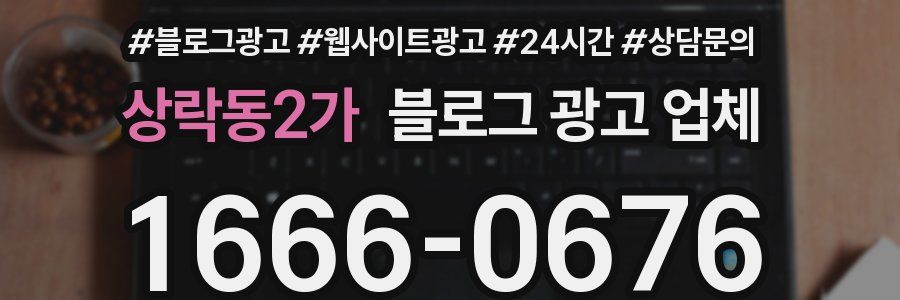 상락동2가 블로그 광고 업체