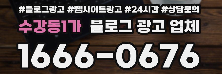 수강동1가 블로그 광고 업체