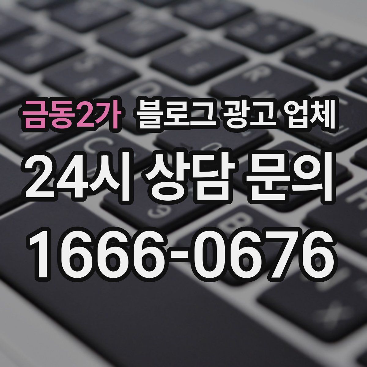 금동2가 블로그 광고 업체