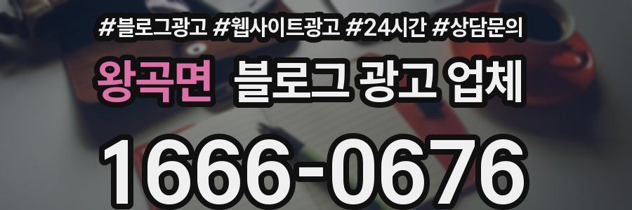 왕곡면 블로그 광고 업체