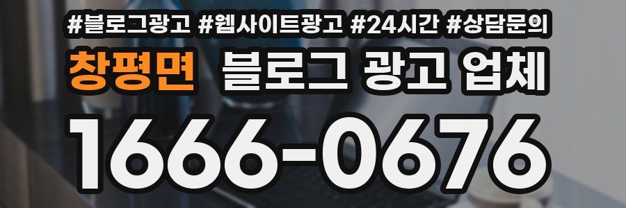 창평면 블로그 광고 업체