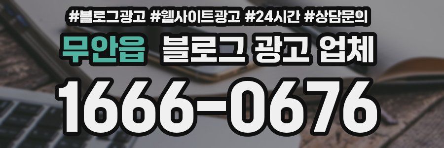 무안읍 블로그 광고 업체