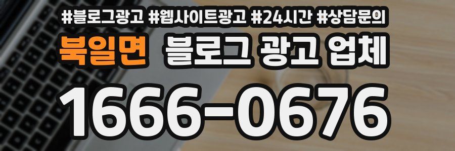 북일면 블로그 광고 업체