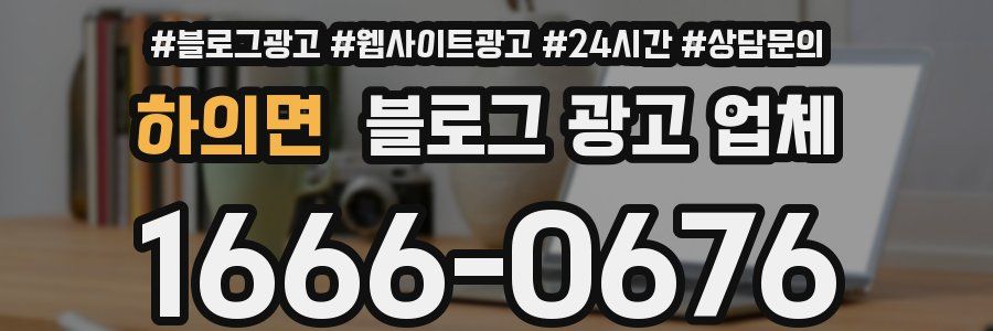 하의면 블로그 광고 업체