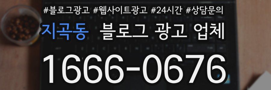 지곡동 블로그 광고 업체