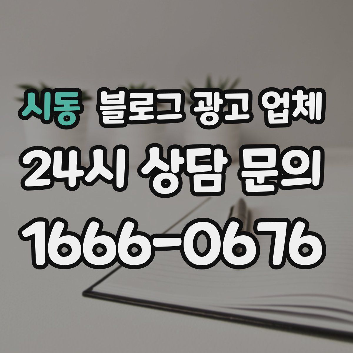 시동 블로그 광고 업체