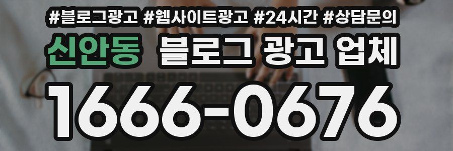 신안동 블로그 광고 업체