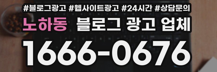 노하동 블로그 광고 업체