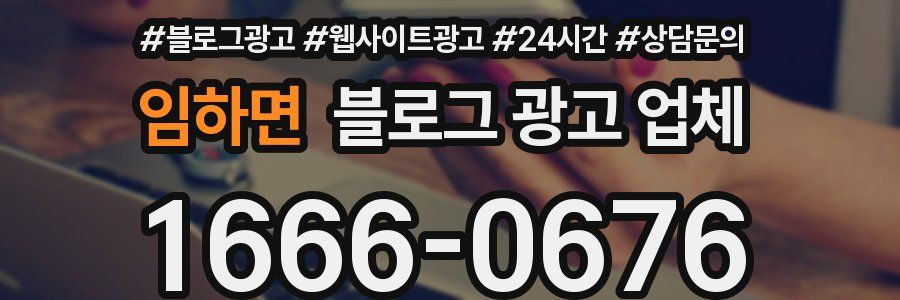 임하면 블로그 광고 업체
