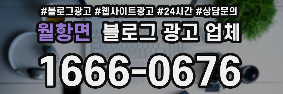월항면 블로그 광고 업체