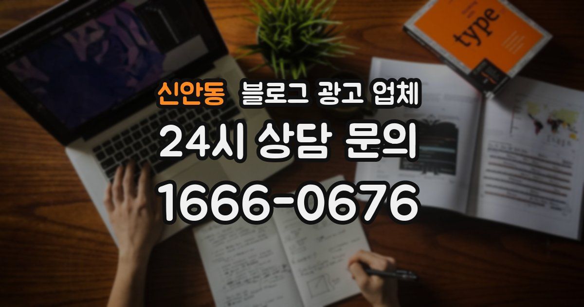 신안동 블로그 광고 업체