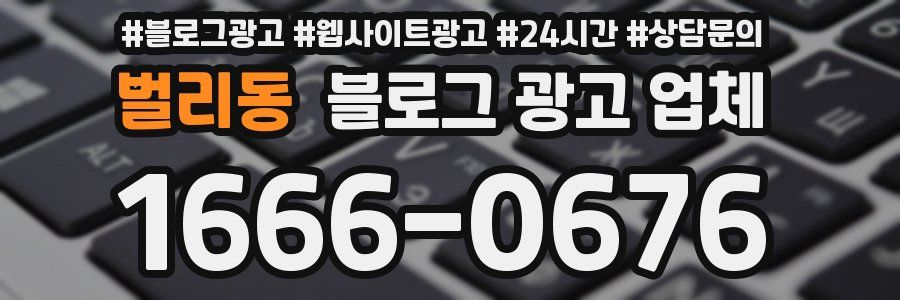 벌리동 블로그 광고 업체