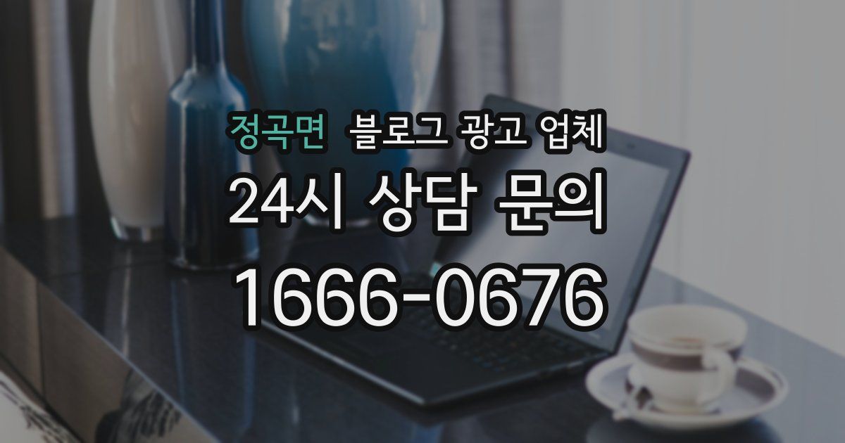 정곡면 블로그 광고 업체